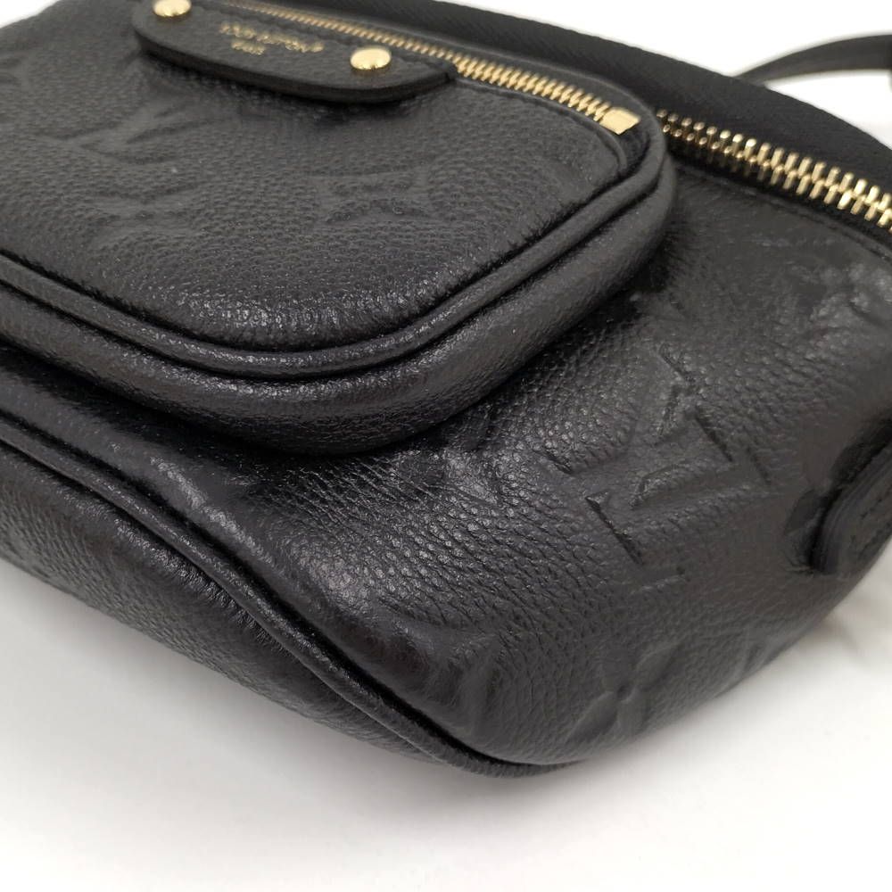 Louis Vuitton Mini Bum Bag Monogram Empreinte Black — view 3
