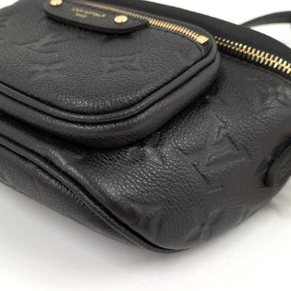 Louis Vuitton Mini Bum Bag Monogram Empreinte Black — view 3