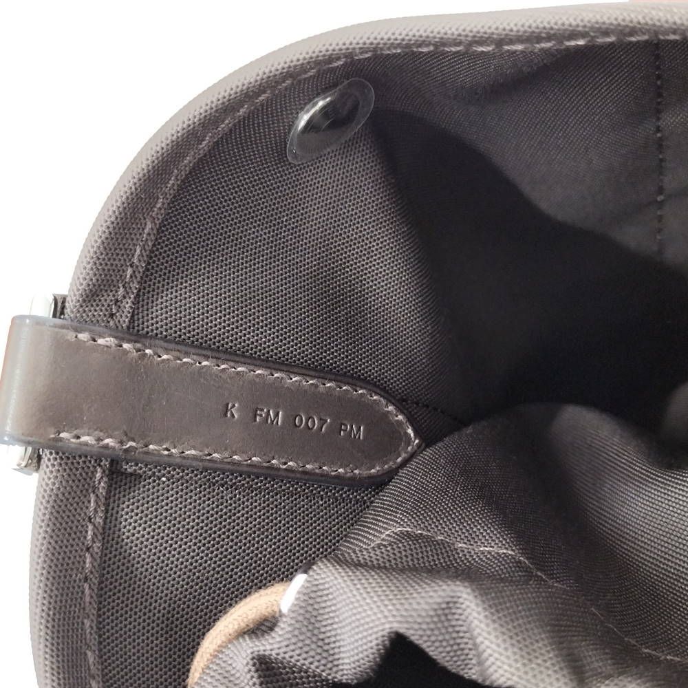 Hermes Sac de Panthere 2-Way Bag Canvas Bordeaux — view 8