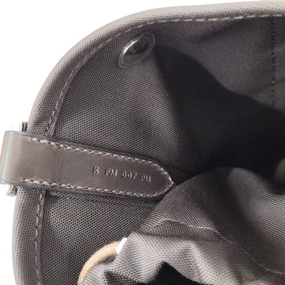 Hermes Sac de Panthere 2-Way Bag Canvas Bordeaux — view 8