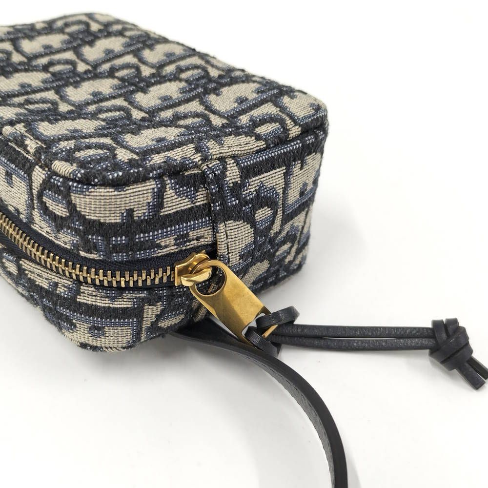 Dior Oblique Jacquard Waist Bag Canvas Navy — view 5