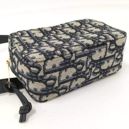 Dior Oblique Jacquard Waist Bag Canvas Navy — view 4