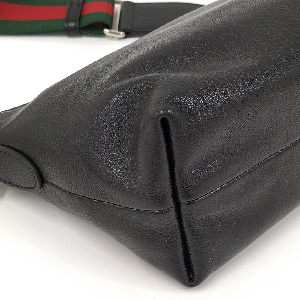 Gucci Shoulder Bag Brera Sherry Line Black Leather — view 4