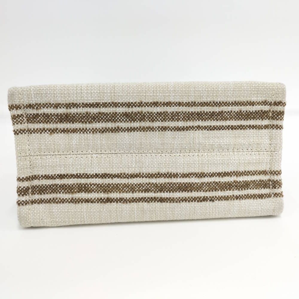 Celine Small Cabas Thais 2-Way Bag Canvas Beige — view 8