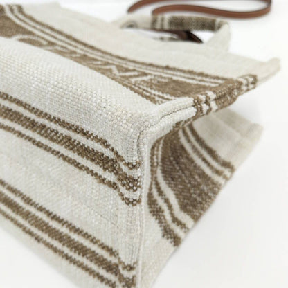 Celine Small Cabas Thais 2-Way Bag Canvas Beige — view 3