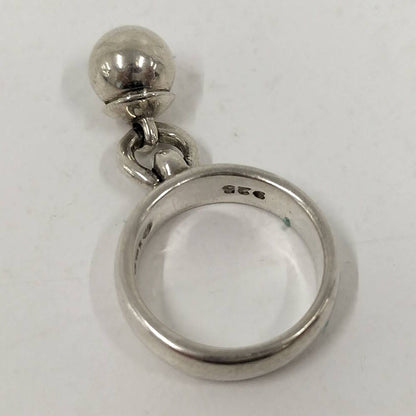 Tiffany & Co Dangle Ball Ring 925 Sterling Silver — view 6