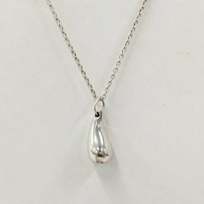 Tiffany & Co Teardrop Necklace Silver