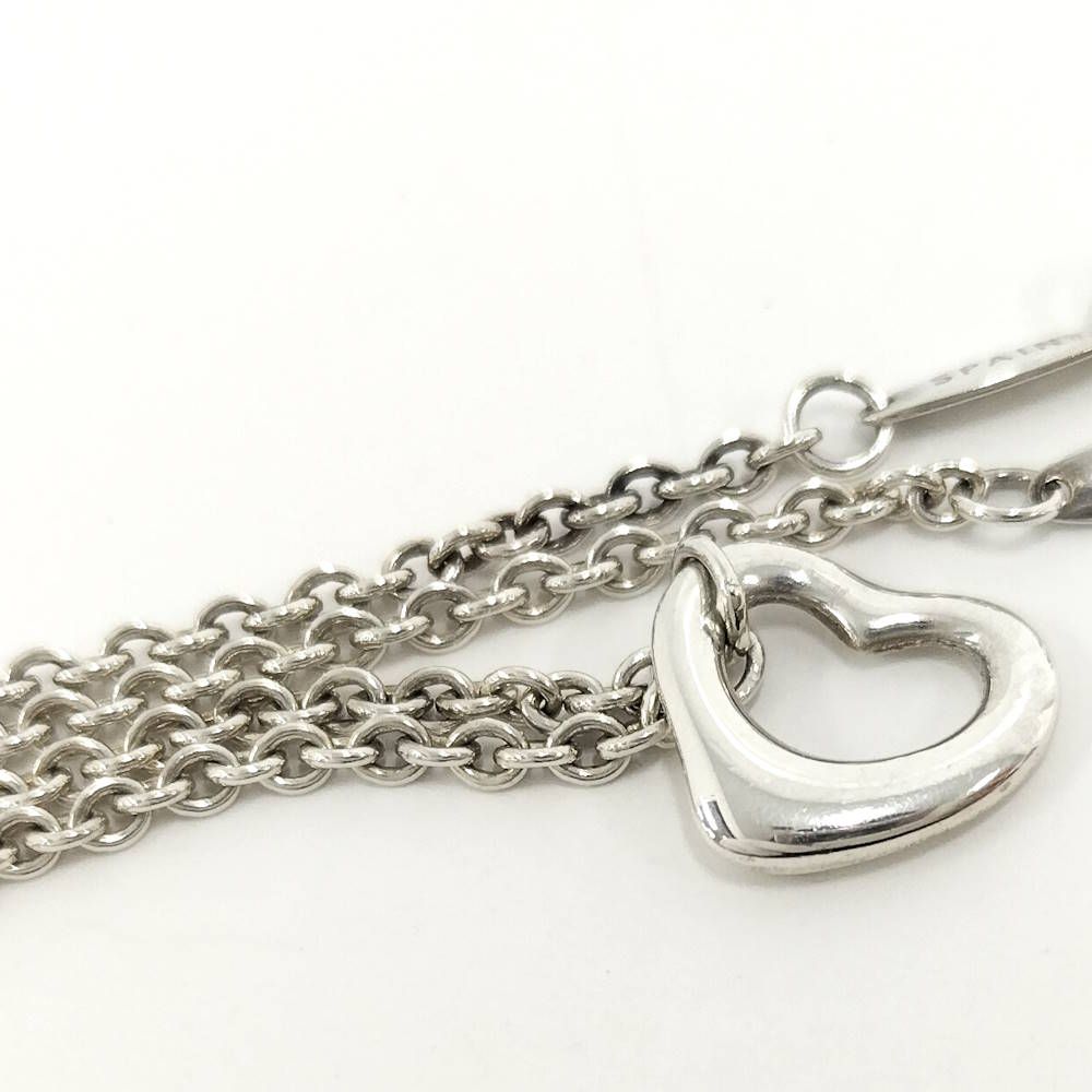 Tiffany & Co Open Heart Bracelet Silver — view 6