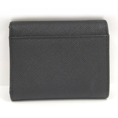Prada Trifold Wallet Saffiano Leather Black — view 3