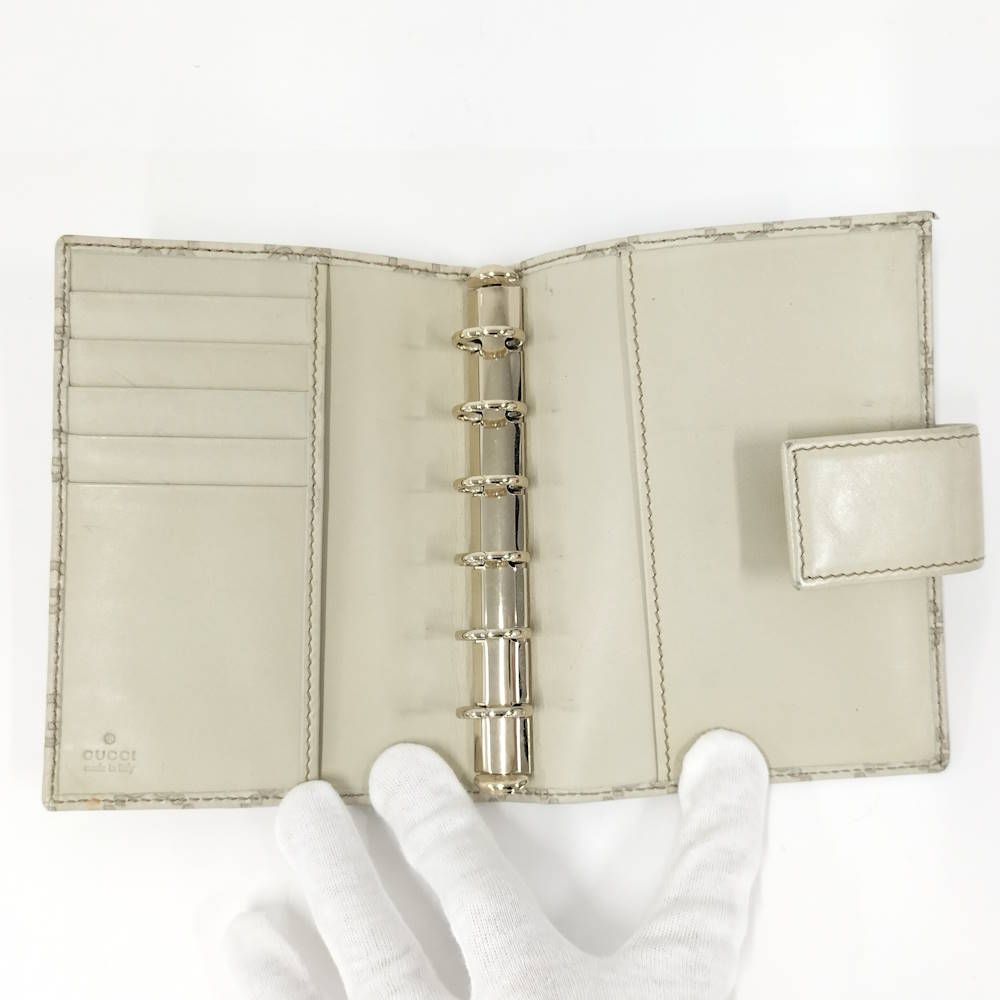 Gucci Notebook Cover Guccissima Leather Ivory Agenda — view 2