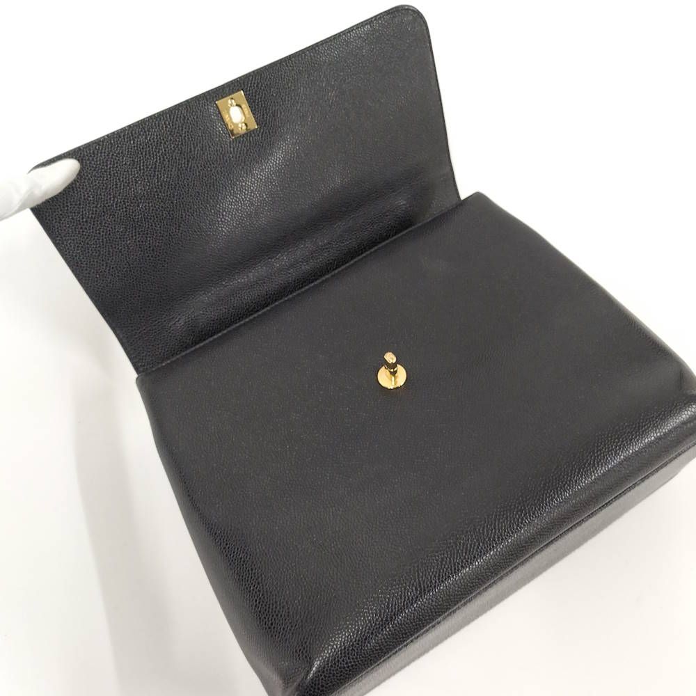 Chanel Handbag Caviar Leather Black — view 6