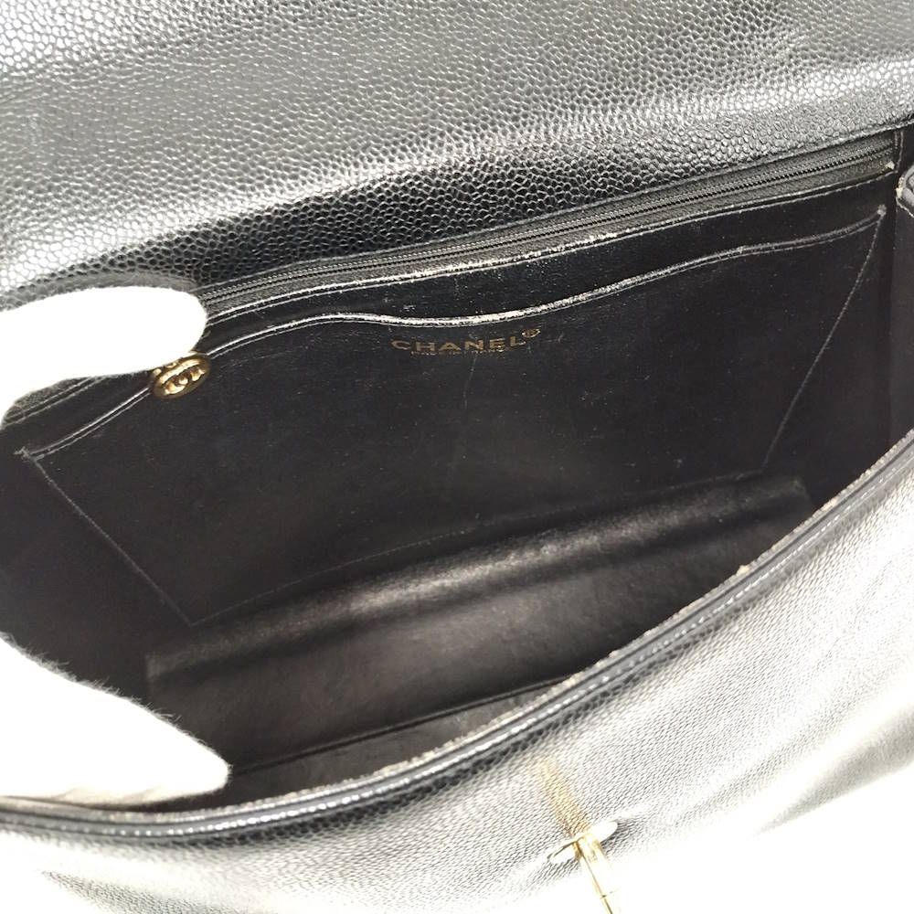 Chanel Handbag Caviar Leather Black — view 7