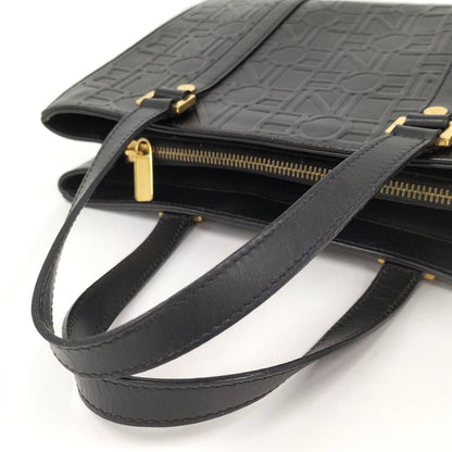 Celine Tote Bag Logo Black Leather — view 5