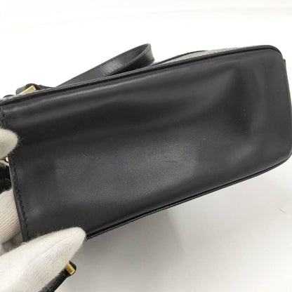 Celine Tote Bag Logo Black Leather — view 8