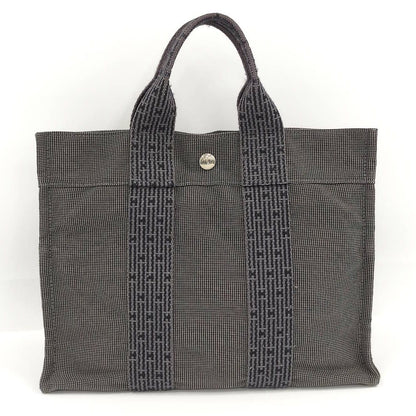Hermes Herline Tote Bag Canvas Gray — view 2