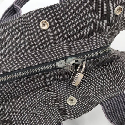 Hermes Herline Tote Bag Canvas Gray — view 6