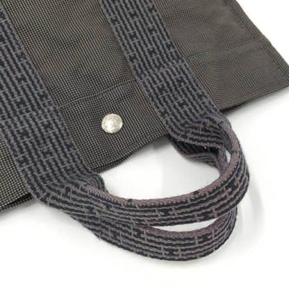 Hermes Herline Tote Bag Canvas Gray — view 5