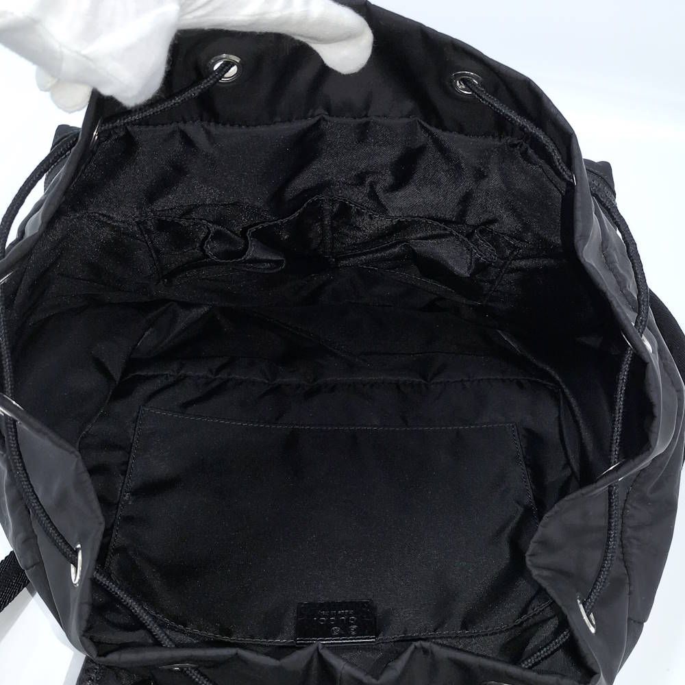 Gucci Backpack Nylon Leather Black — view 7