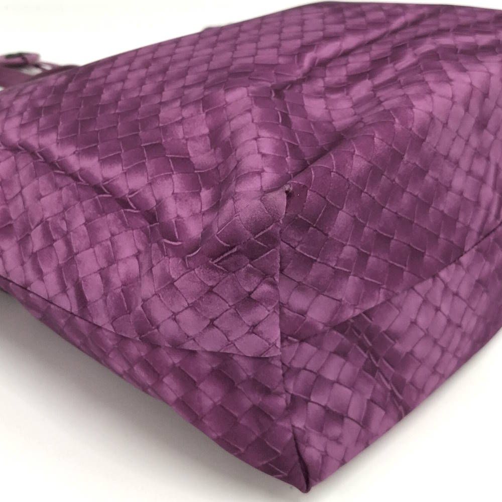Bottega Veneta Tote Bag Intreccio Nylon Purple — view 4