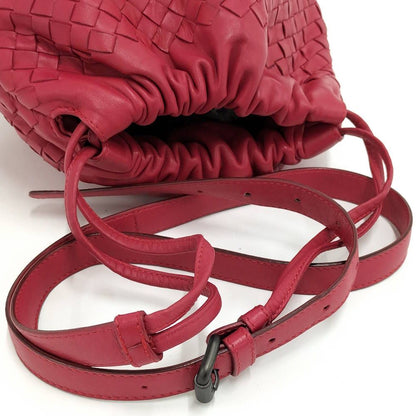 Bottega Veneta Drawstring Shoulder Bag Intrecciato Leather — view 6