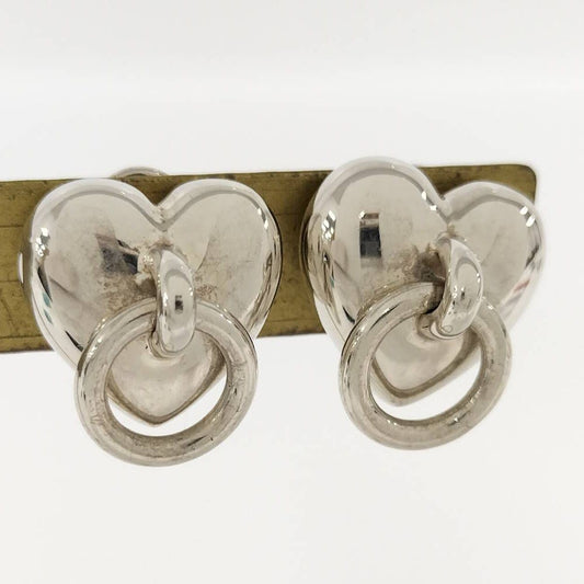 Tiffany & Co Heart Door Knock Earrings