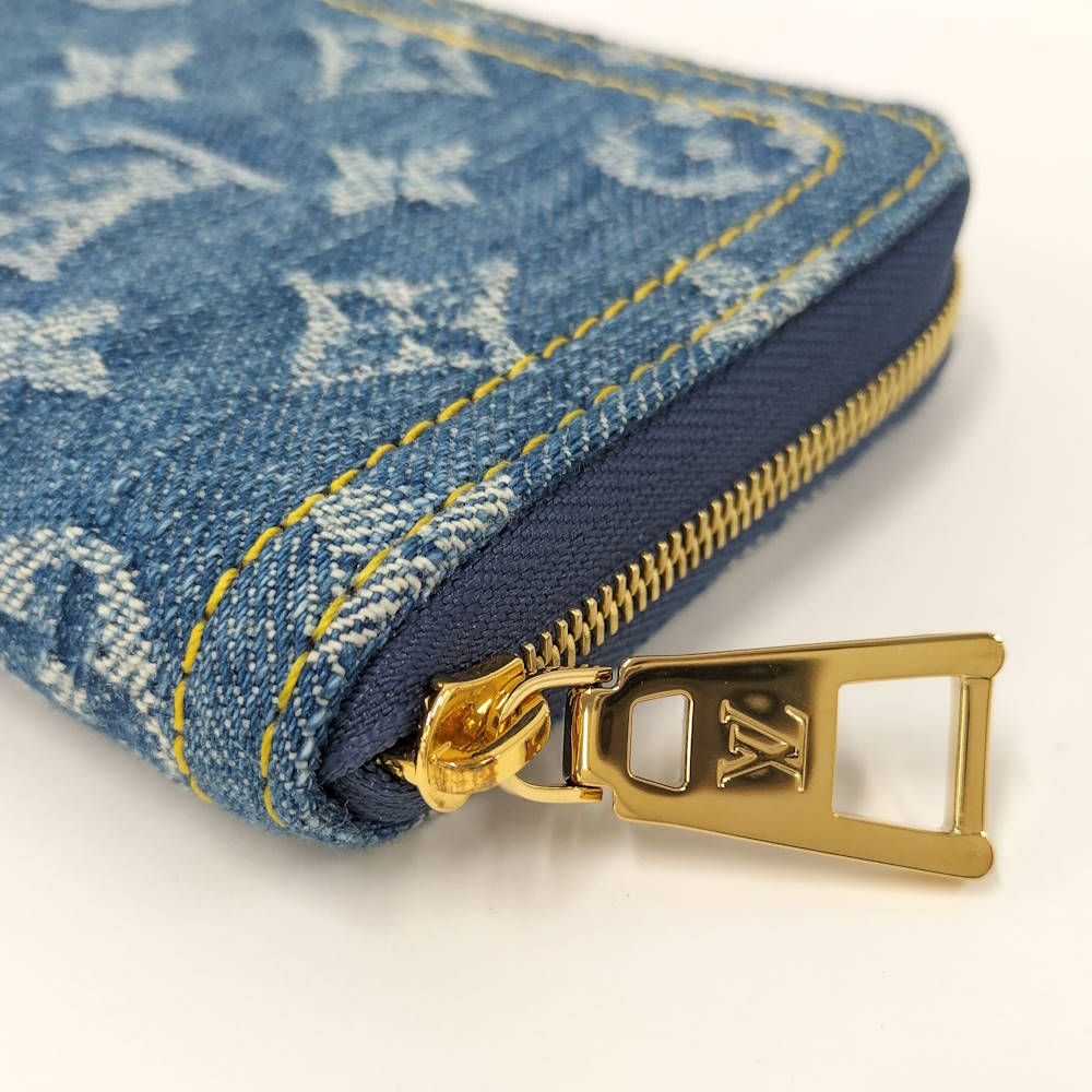 Louis Vuitton Zippy Coin Purse Monogram Denim — view 5