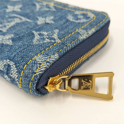 Louis Vuitton Zippy Coin Purse Monogram Denim — view 5