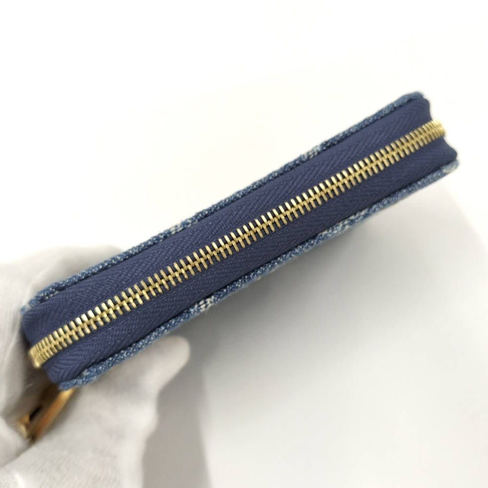 Louis Vuitton Zippy Coin Purse Monogram Denim — view 6