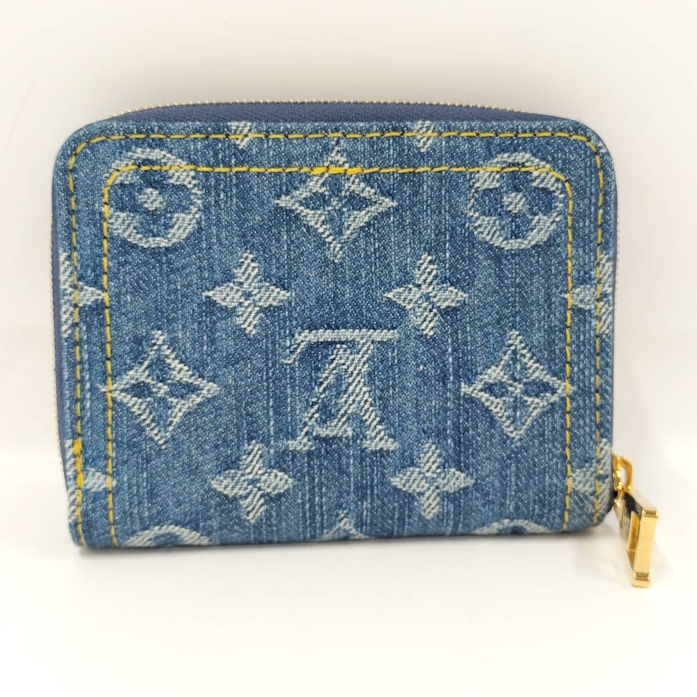 Louis Vuitton Zippy Coin Purse Monogram Denim — view 3