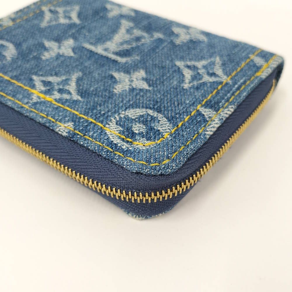 Louis Vuitton Zippy Coin Purse Monogram Denim — view 4