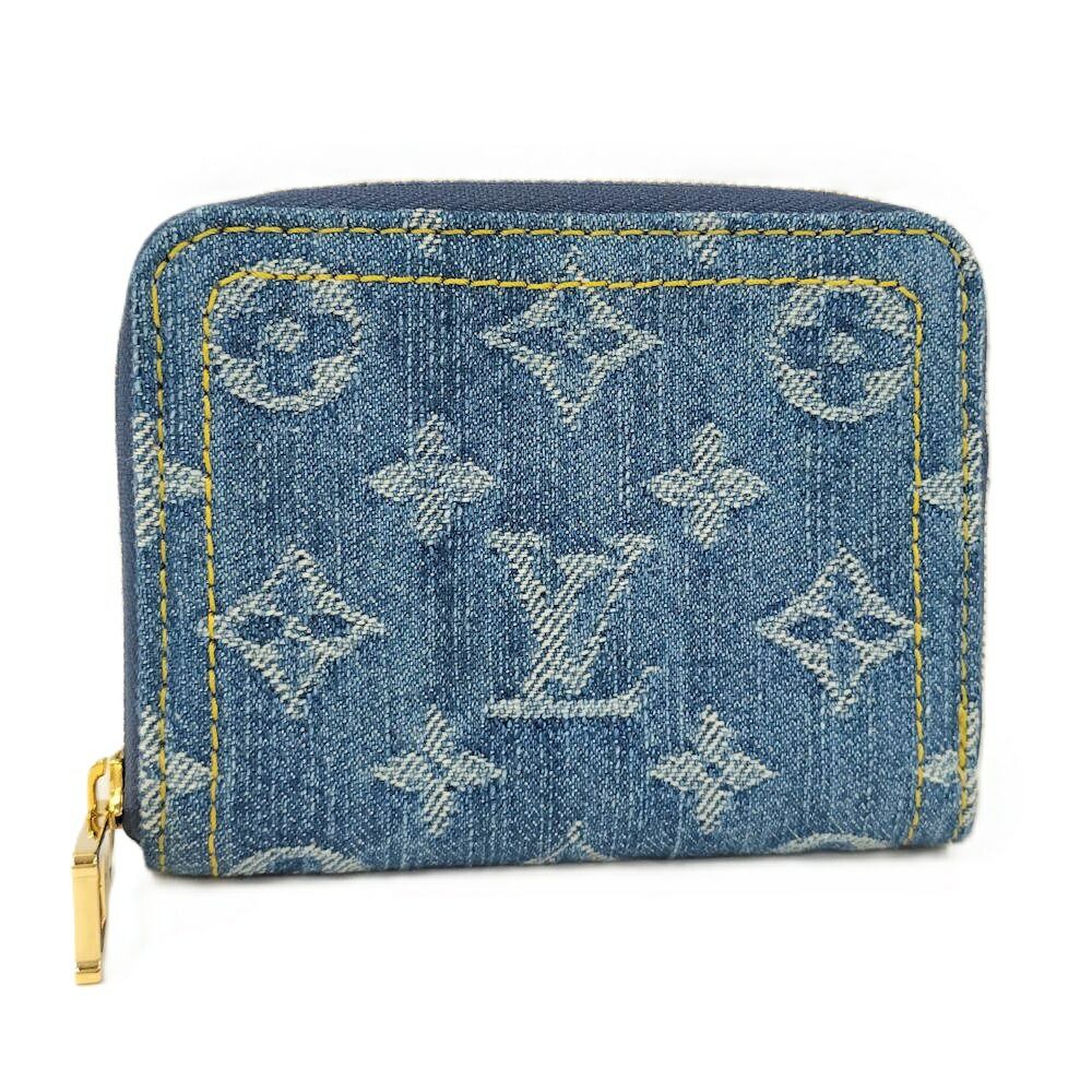 Louis Vuitton Zippy Coin Purse Monogram Denim