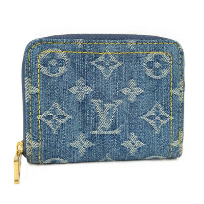 Louis Vuitton Zippy Coin Purse Monogram Denim
