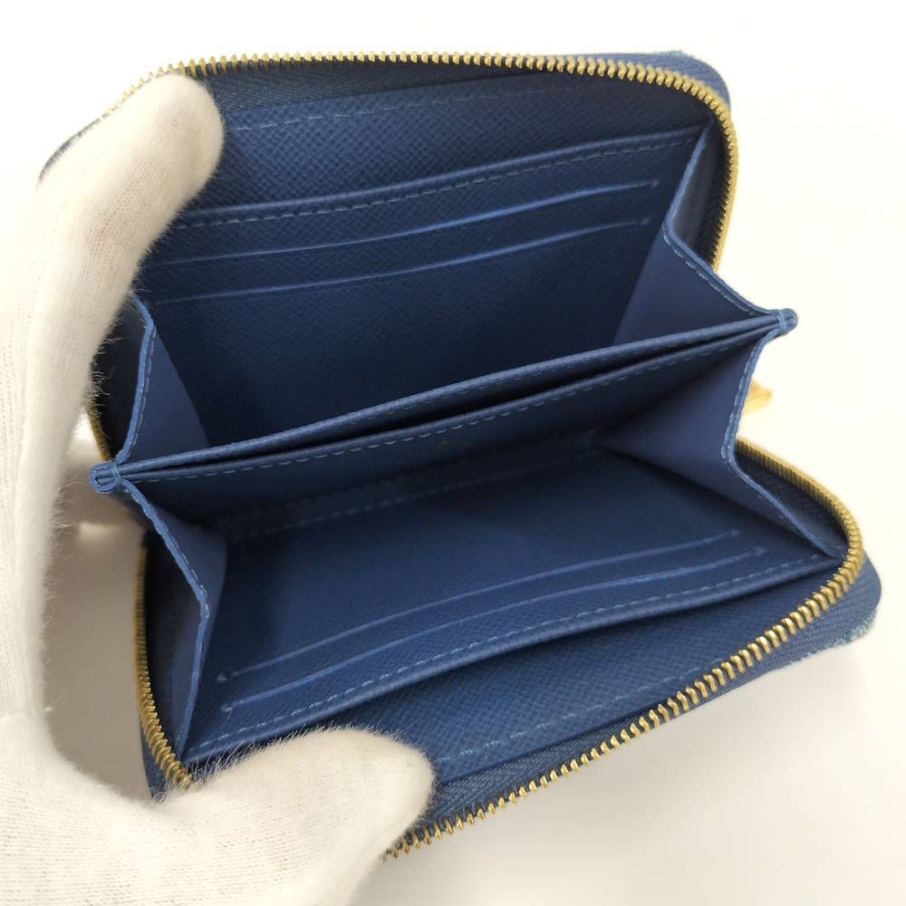 Louis Vuitton Zippy Coin Purse Monogram Denim — view 2