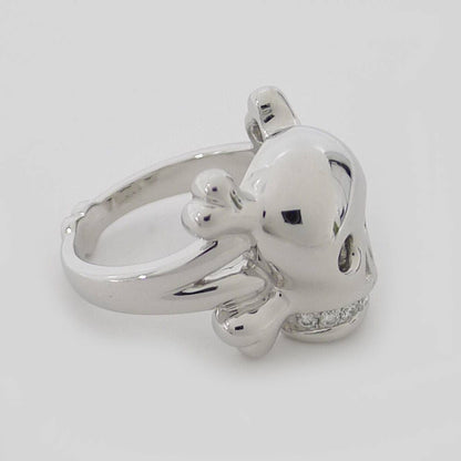Dior Tet Dumor Skull Ring 18K White Gold — view 4