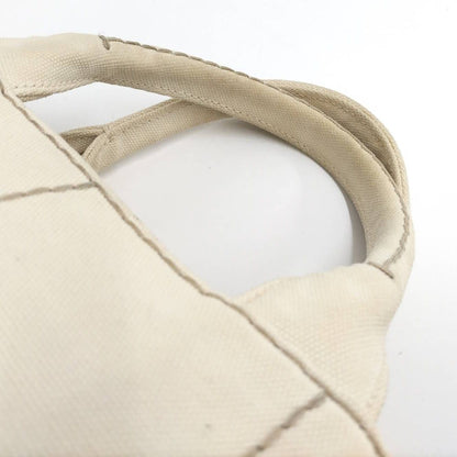 Prada Handbag Canapa Tote Canvas Ivory — view 5