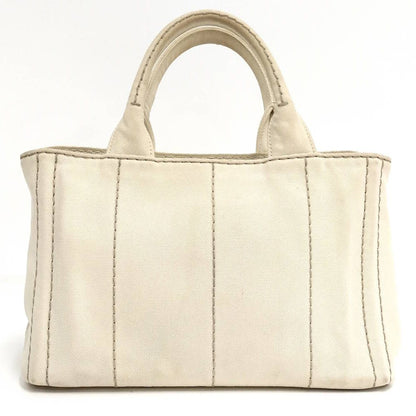 Prada Handbag Canapa Tote Canvas Ivory — view 2