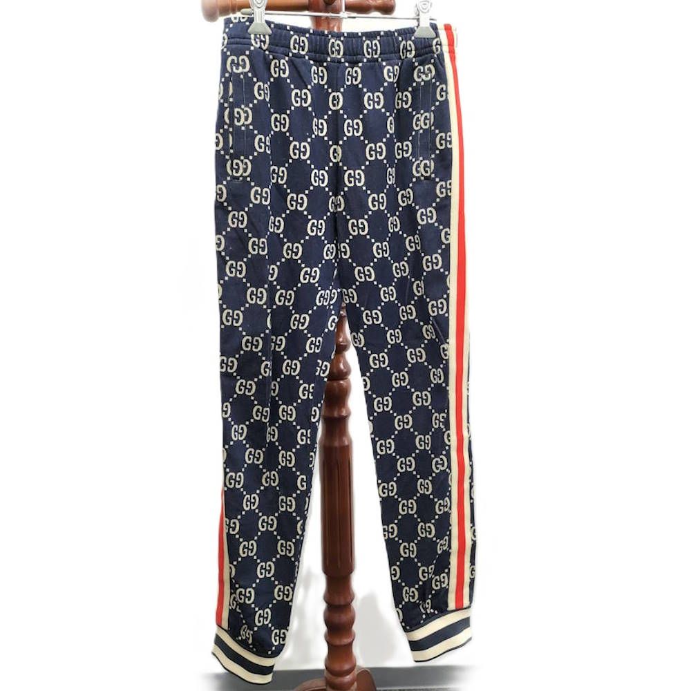 Gucci Sweatpants XS 100% Cotton Navy