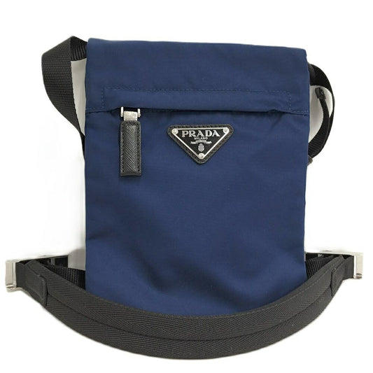 Prada Shoulder Bag Nylon Navy