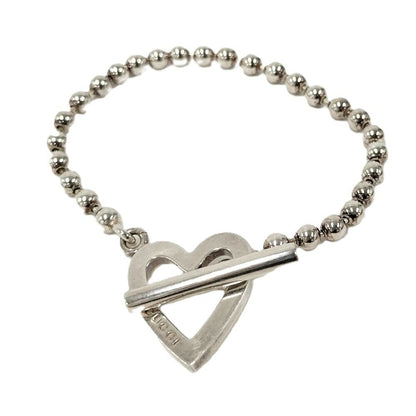 Gucci Open Heart Ball Chain Bracelet