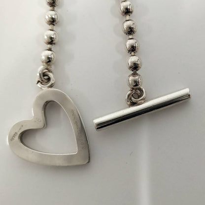 Gucci Open Heart Ball Chain Bracelet — view 6