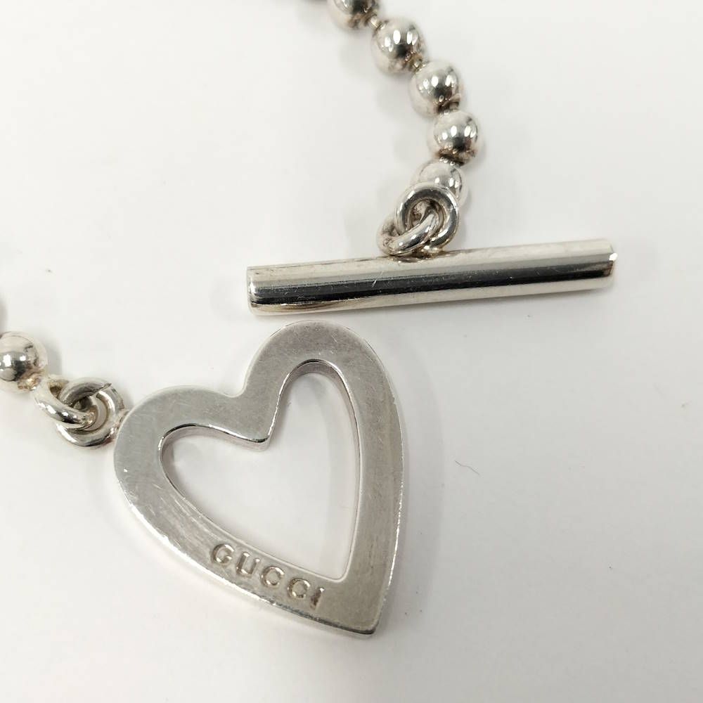 Gucci Open Heart Ball Chain Bracelet — view 5
