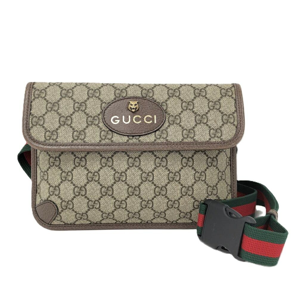 Gucci Belt Bag GG Supreme Sherry Line Brown