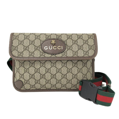 Gucci Belt Bag GG Supreme Sherry Line Brown