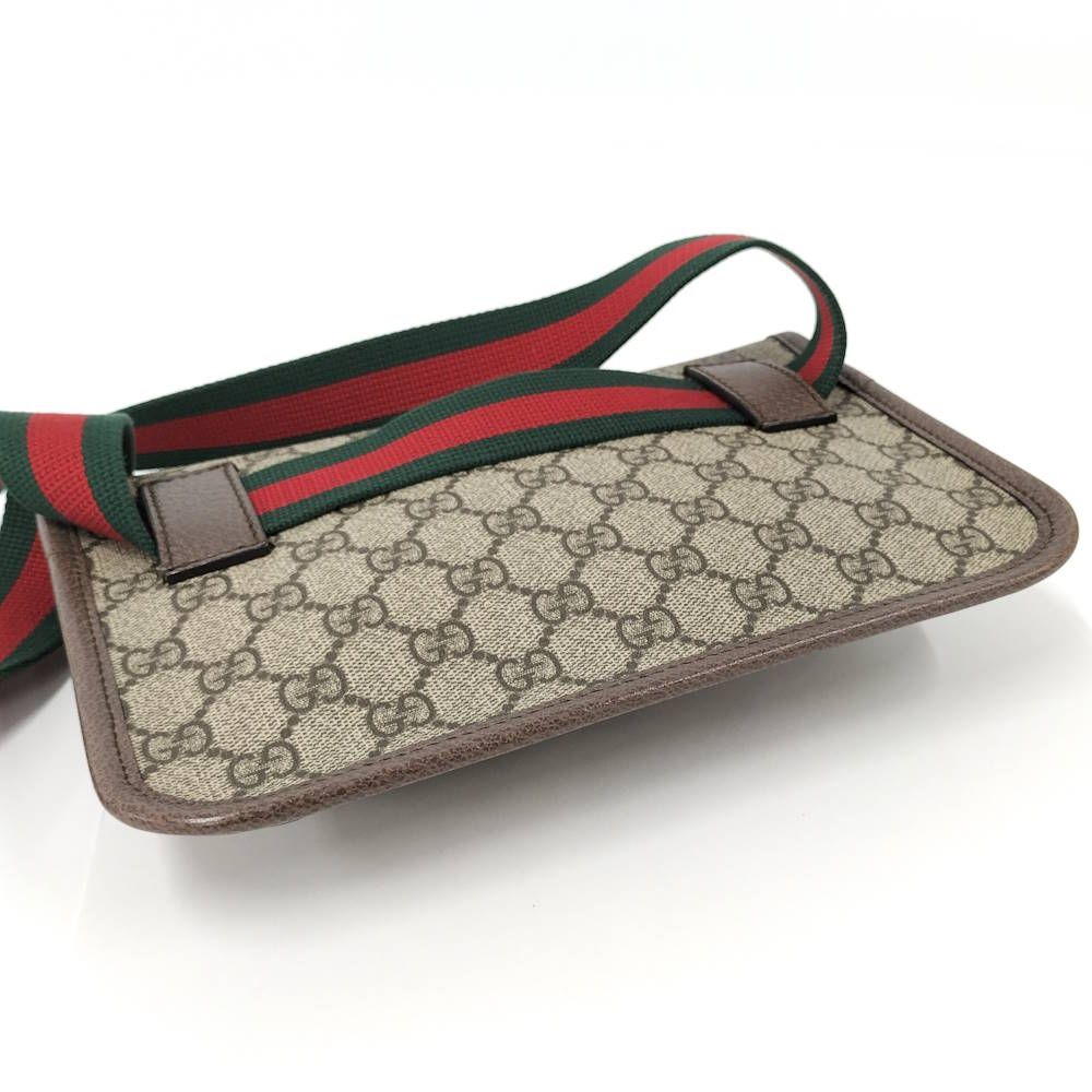 Gucci Belt Bag GG Supreme Sherry Line Brown — view 4