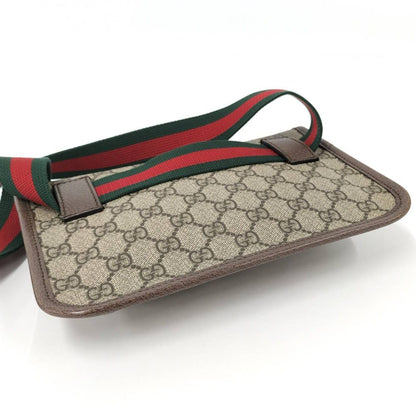 Gucci Belt Bag GG Supreme Sherry Line Brown — view 4