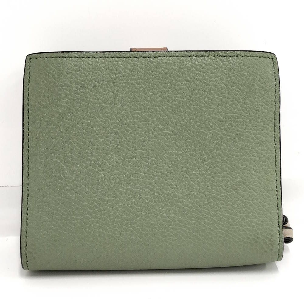 Loewe Bifold Wallet Anagram Leather Green — view 3