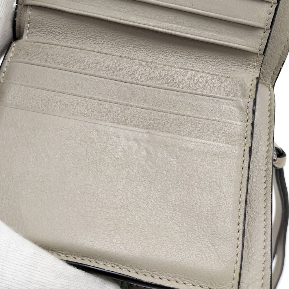 Loewe Bifold Wallet Anagram Leather Green — view 7
