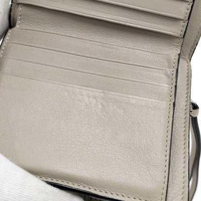 Loewe Bifold Wallet Anagram Leather Green — view 7