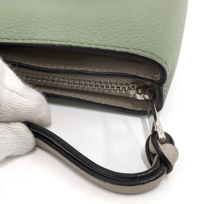 Loewe Bifold Wallet Anagram Leather Green — view 5