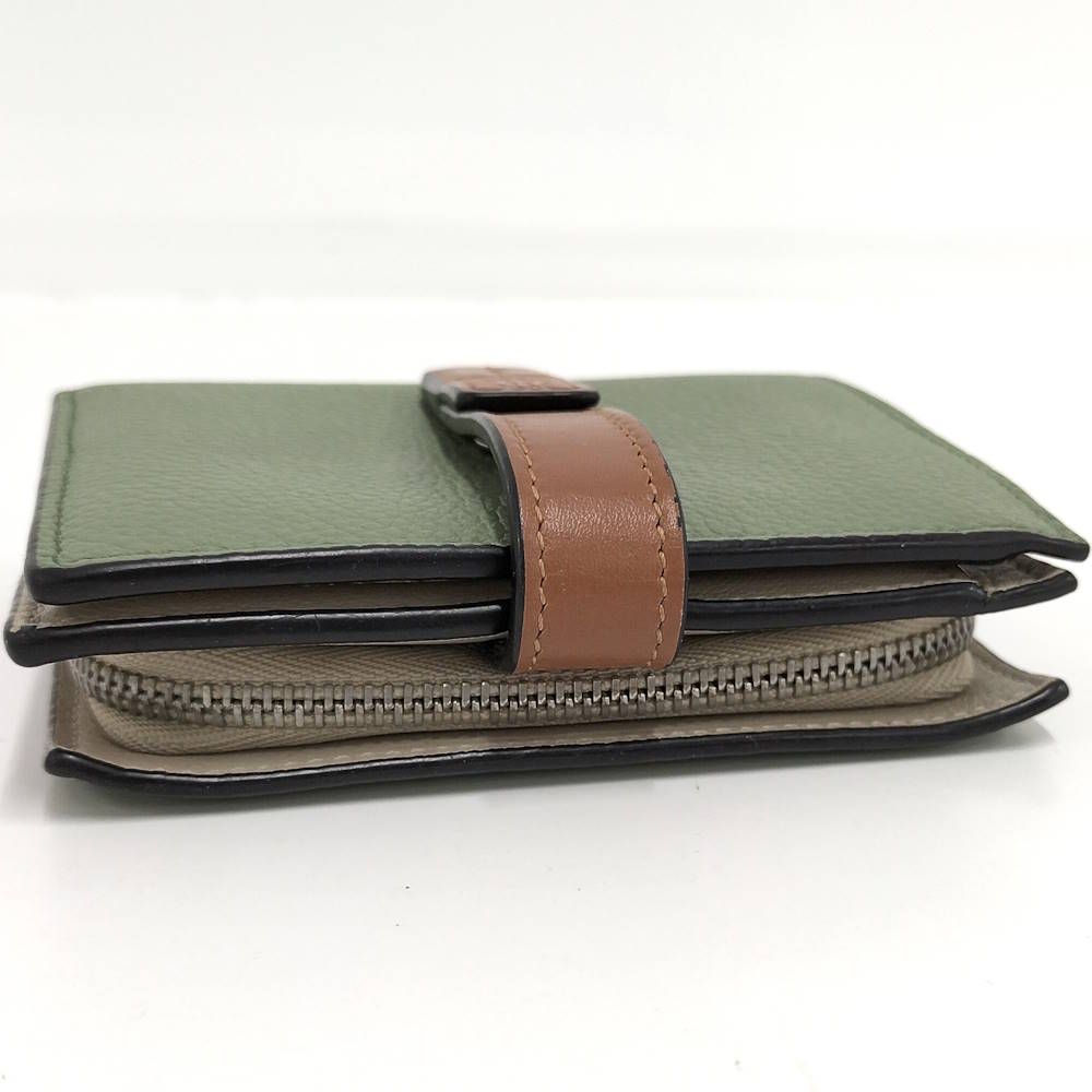 Loewe Bifold Wallet Anagram Leather Green — view 6